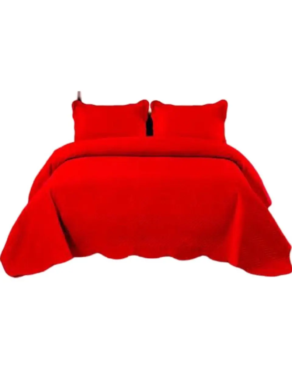 Cubrecama Quilt 2 Plazas+2 Fundas Verano Unicolor 13n06 1