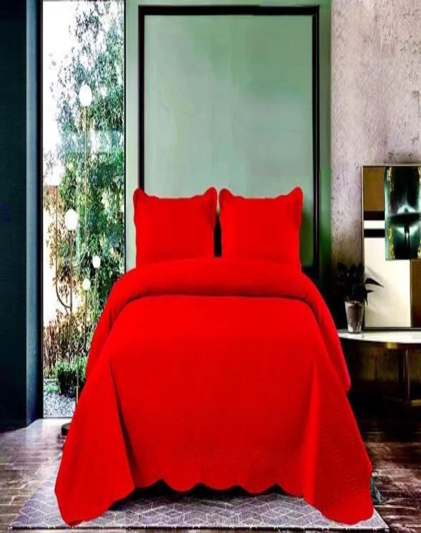 Cubrecama Quilt 2 Plazas+2 Fundas Verano Unicolor 13n06 3