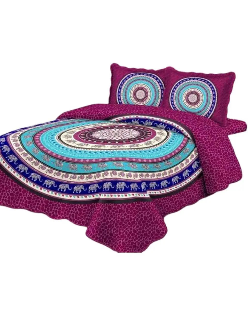 Cubrecama Quilt 2 Plazas+2 Fundas Verano Fresco 13n02 1