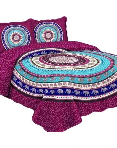 Cubrecama Quilt 2 Plazas+2 Fundas Verano Fresco 13n02