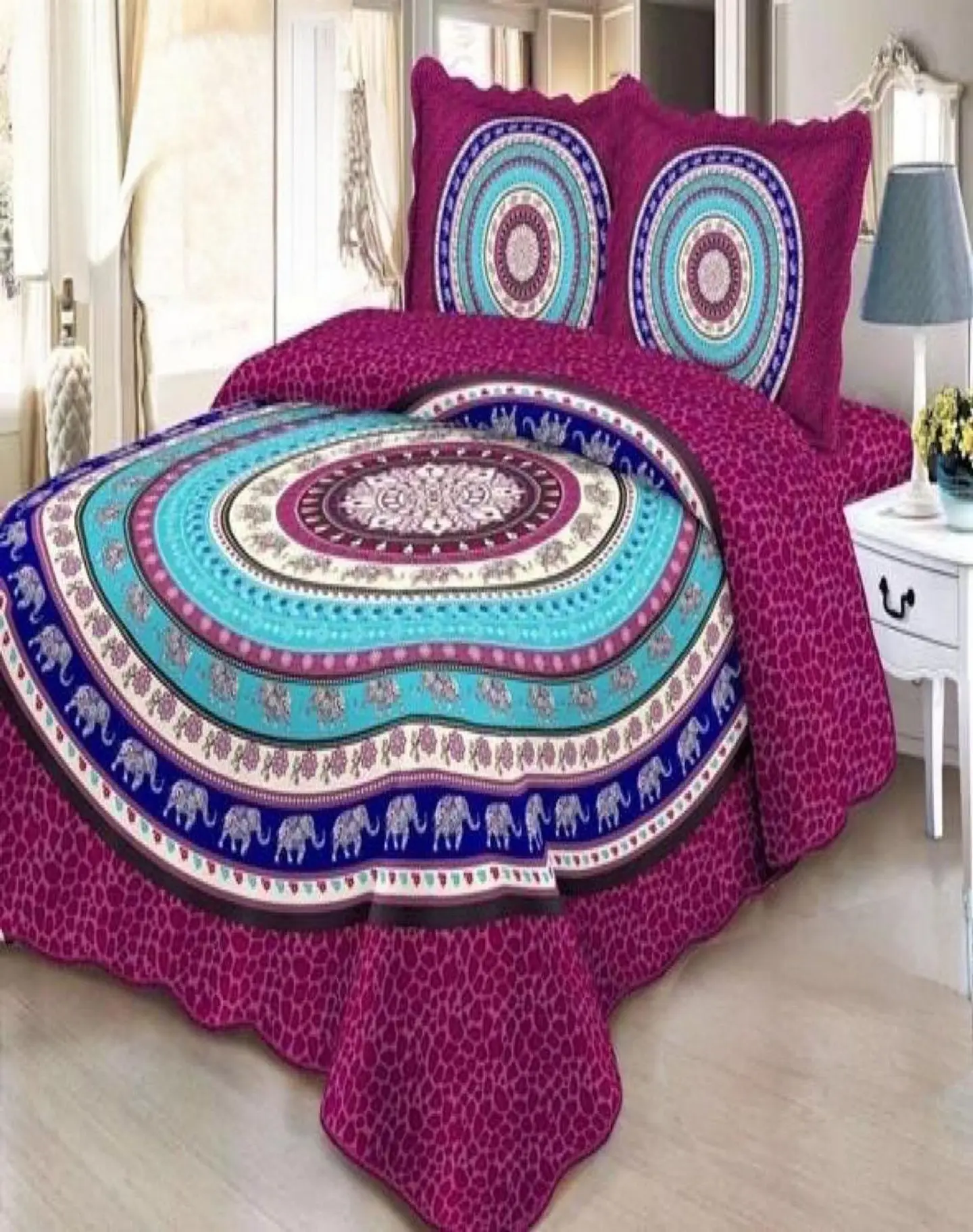 Cubrecama Quilt 2 Plazas+2 Fundas Verano Fresco 13n02 3