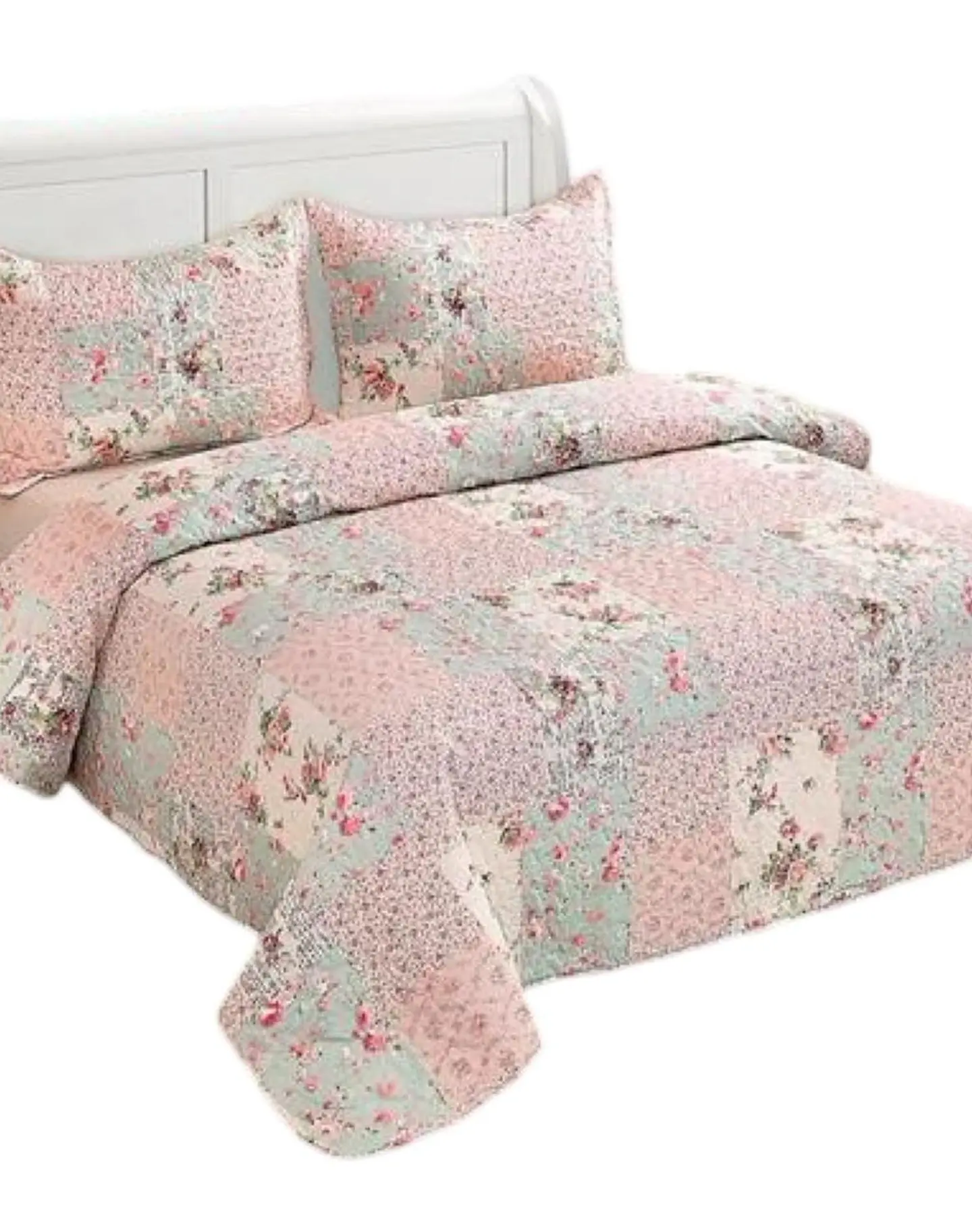 Cubrecama Quilt 2 Plazas+2 Fundas Verano Fresco 13n26 2