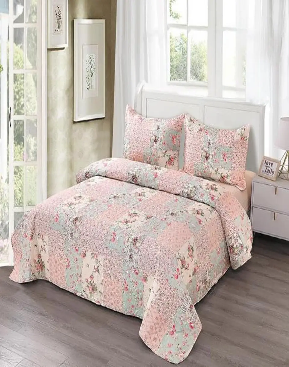 Cubrecama Quilt 2 Plazas+2 Fundas Verano Fresco 13n26 3