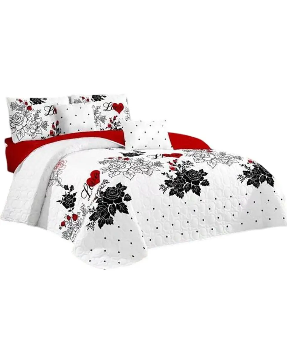 Cubrecama Quilt 2 Plazas+2 Fundas Verano Fresco 13n52 1