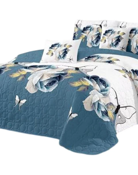 Cubrecama Quilt 2 Plazas+2 Fundas Verano Fresco 13n56