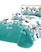 Cubrecama Quilt 2 Plazas+2 Fundas Verano Fresco 13n65 - Miniatura 2