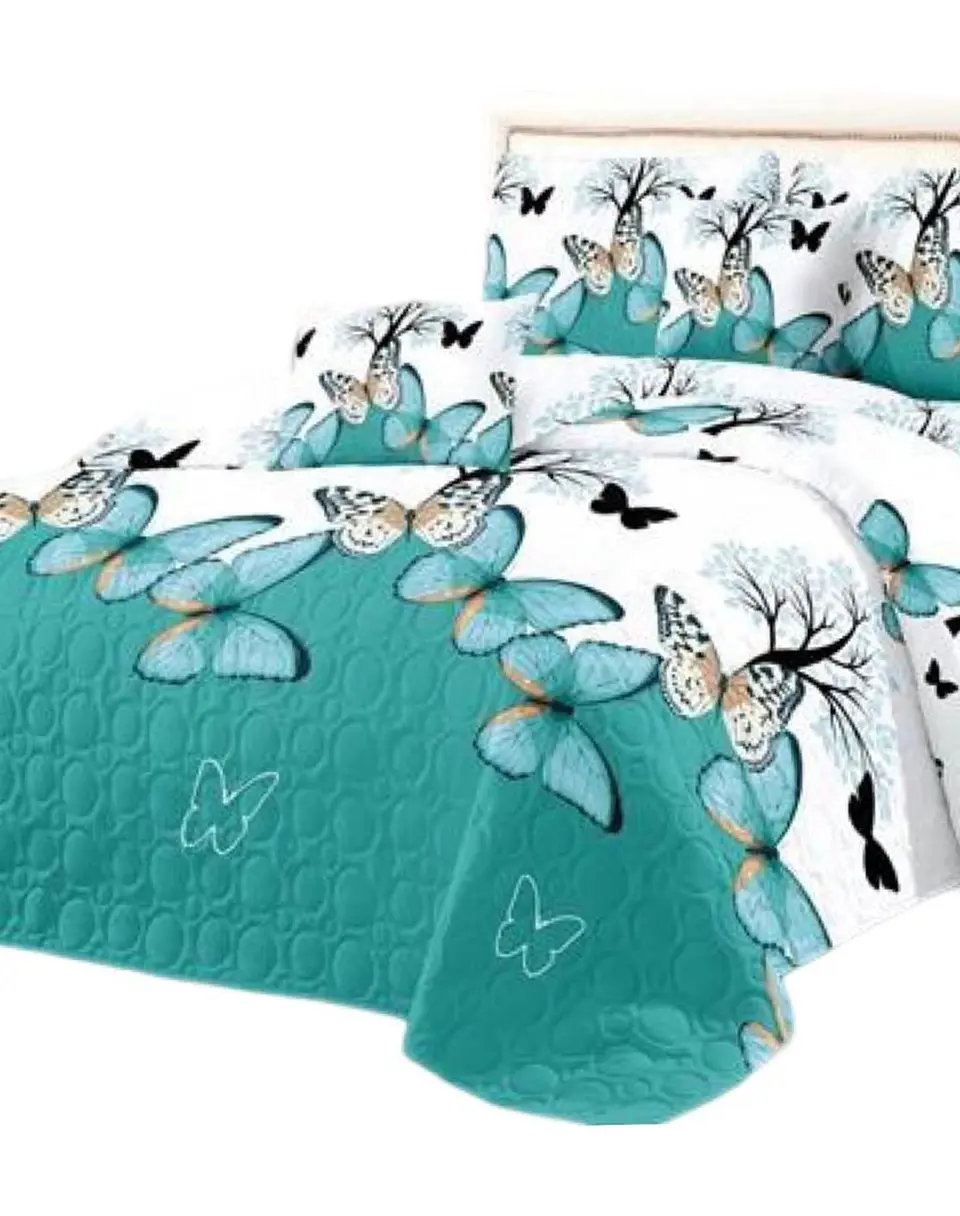 Cubrecama Quilt 2 Plazas+2 Fundas Verano Fresco 13n65 2