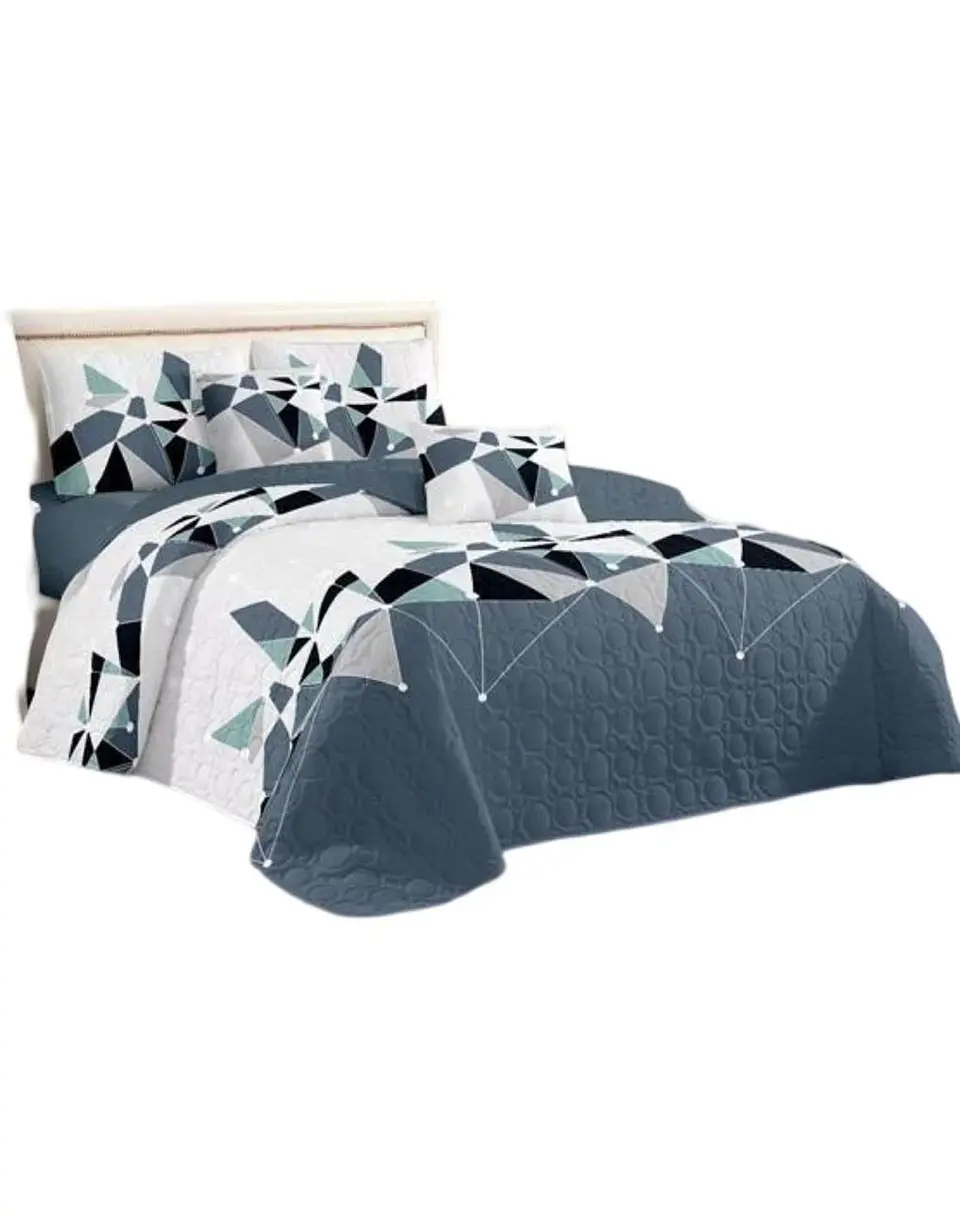 Cubrecama Quilt 2 Plazas+2 Fundas Verano Fresco 13n71 1
