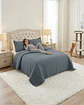 Cubrecama Quilt Verano King Delgado Texturizado Set Con Fundas - Miniatura 2