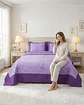 Cubrecama Quilt Verano King Bordado Floral Set Colcha Delgado - Miniatura 4