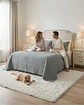 Cubrecama Quilt Verano King Bordado Floral Set Colcha Delgado - Miniatura 4