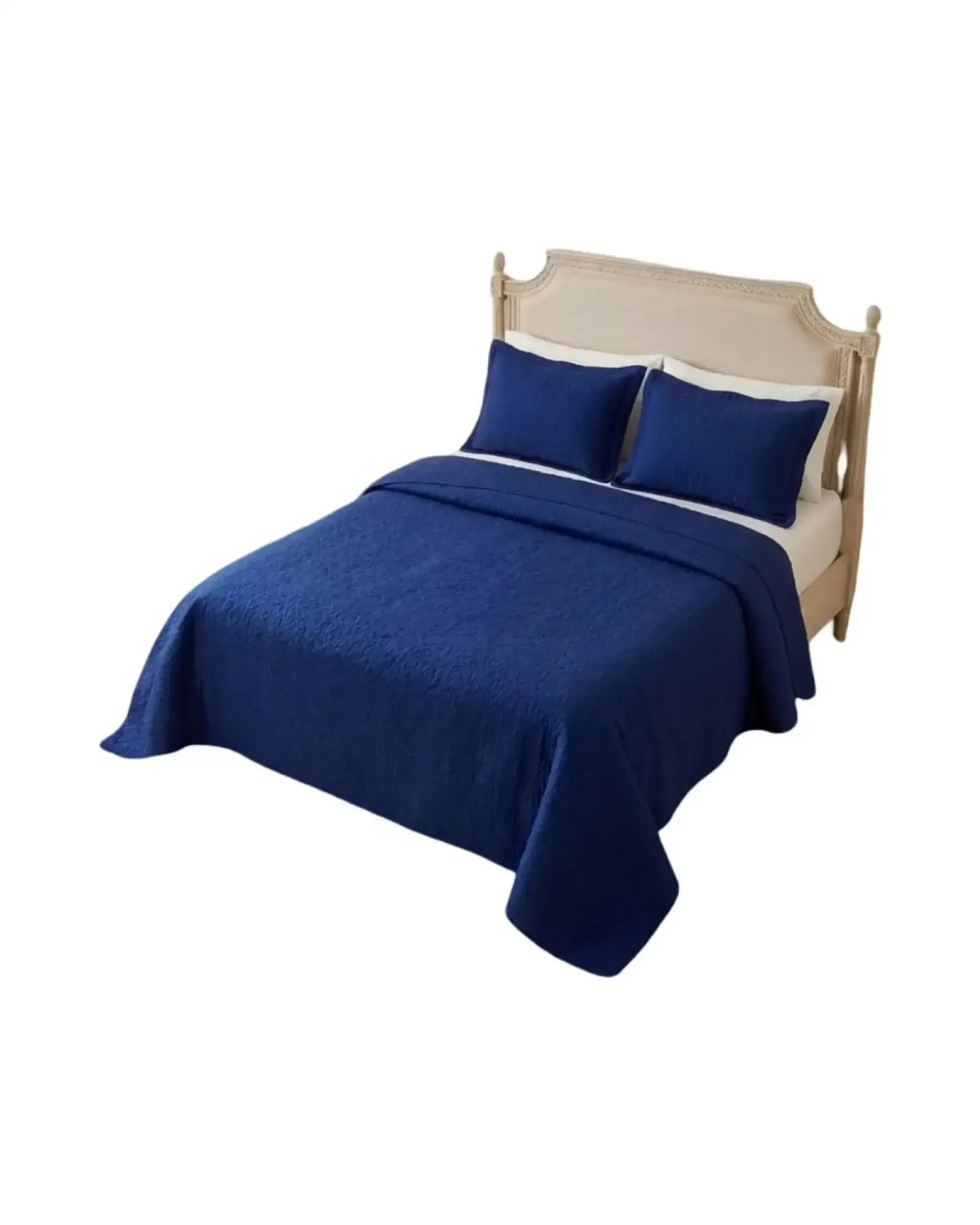 Cubrecama Quilt Verano 2 Plazas Delgado Texturizado Set Con Fundas 6