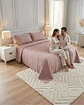 Cubrecama Quilt Verano 2 Plazas Bordado Floral Set Colcha Delgado - Miniatura 4