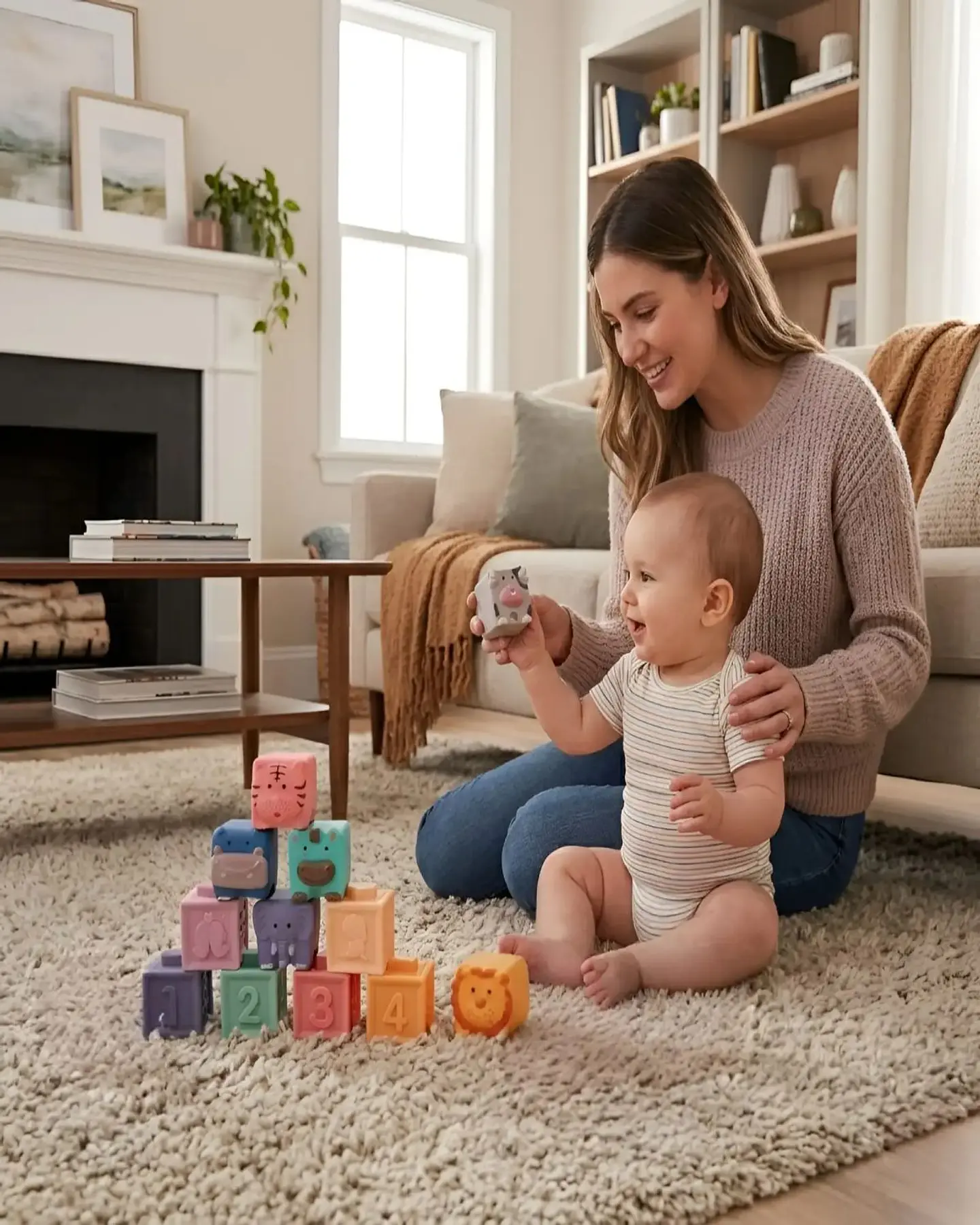 Bloques De Construccion Blandos Para Bebes Set 12 Piezas 3