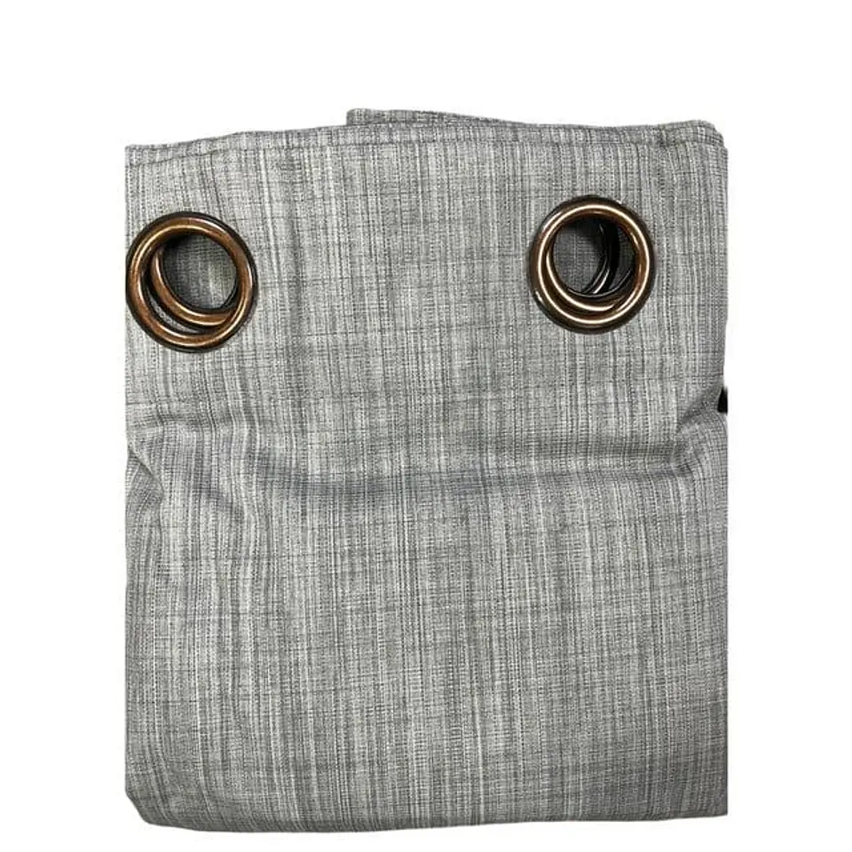 PACK DE CORTINA BLACKOUT MAS VISILLO 140X220 GRIS 2