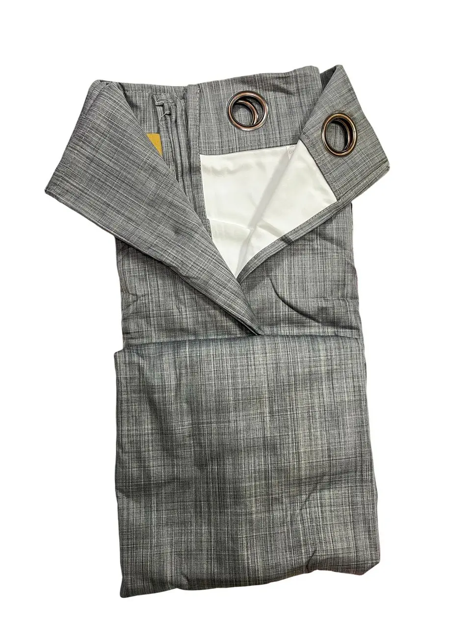 PACK DE CORTINA BLACKOUT MAS VISILLO 140X220 GRIS 3