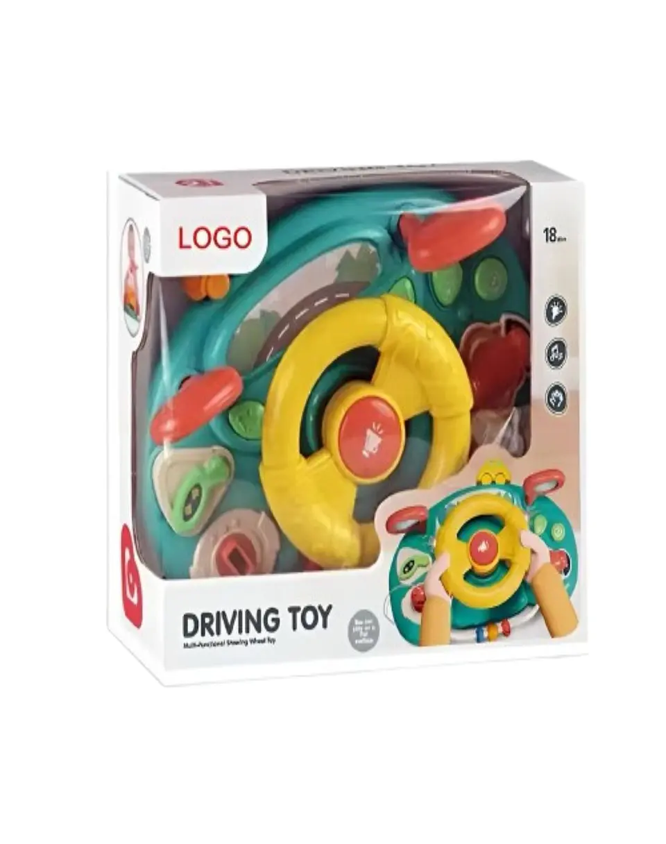 Juguete Volante de Auto Infantil Musical VERDE 29n5 1