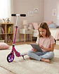 Scooter Infantil Ajustable y Plegable Con Pata De Apoyo Rosado - Miniatura 1