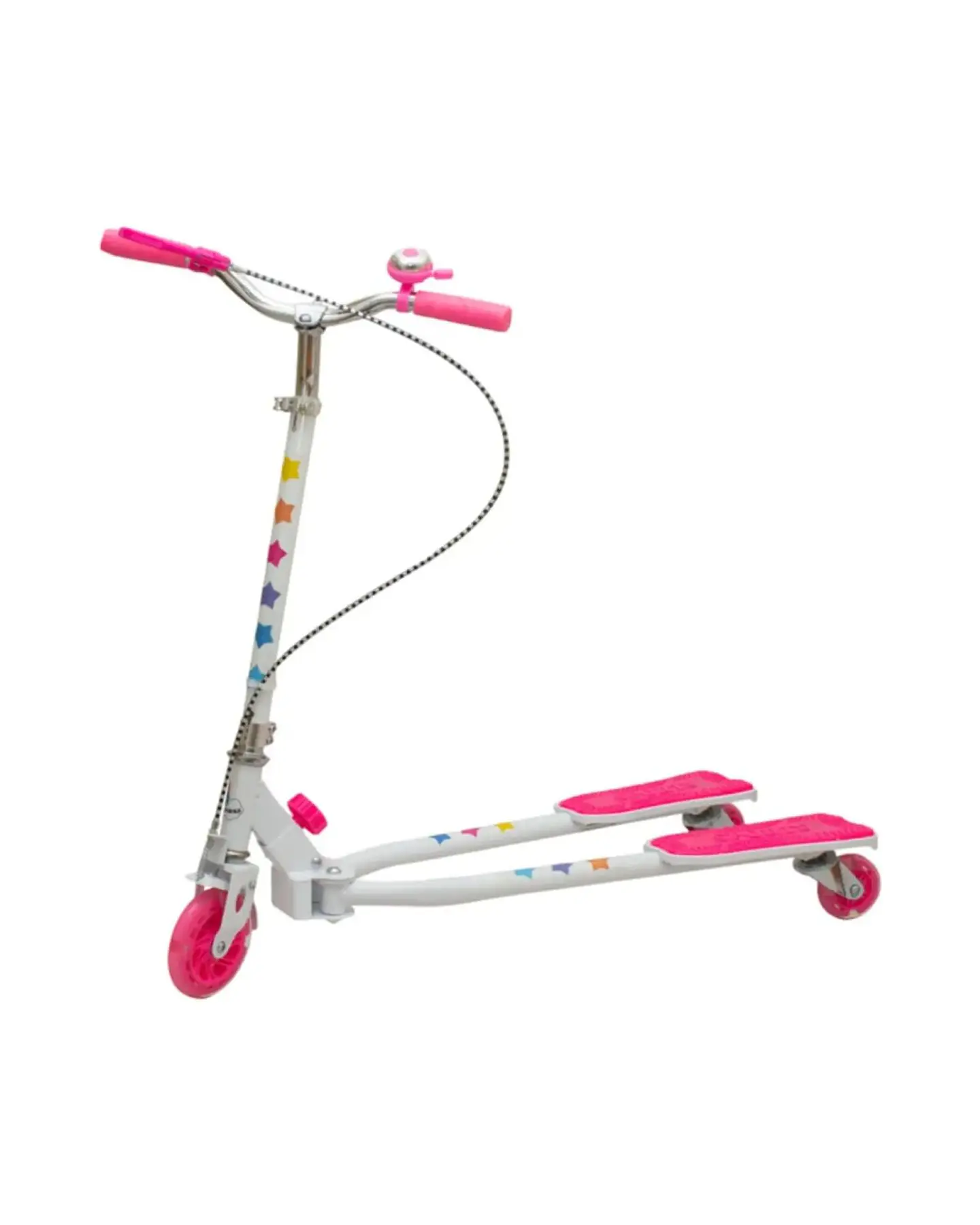 Scooter Tijera Infantil Monopatín De Dos Plataformas Rosado 5