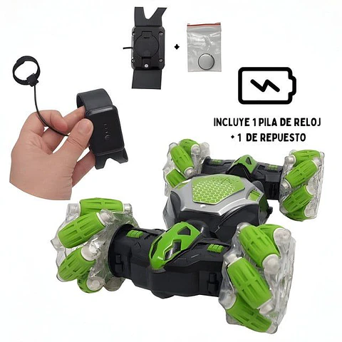 Twister Car Control remoto 360 3 ejes con Pulcera control