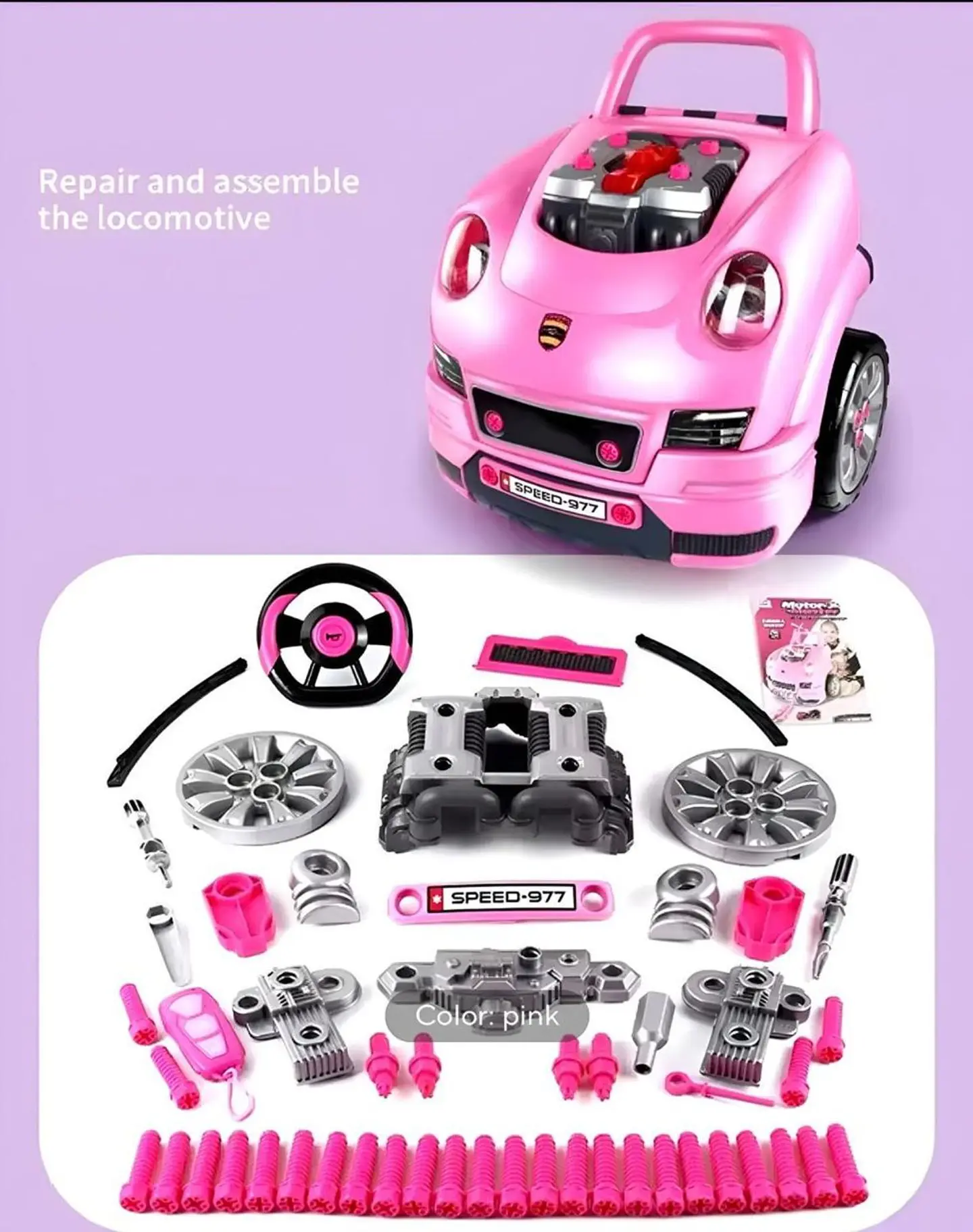 Juguete Set Taller de Reparación Automotriz 4 4