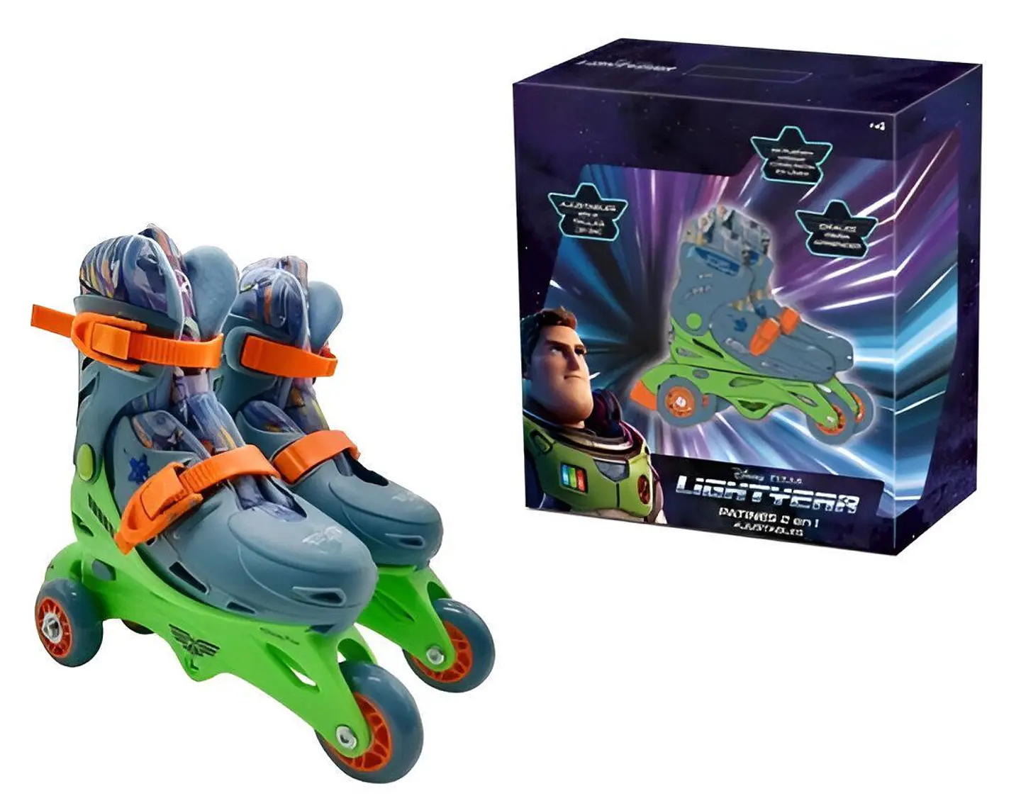 PATÍN 3 RUEDAS LIGHTYEAR DISNEY TALLA S 31-34 1