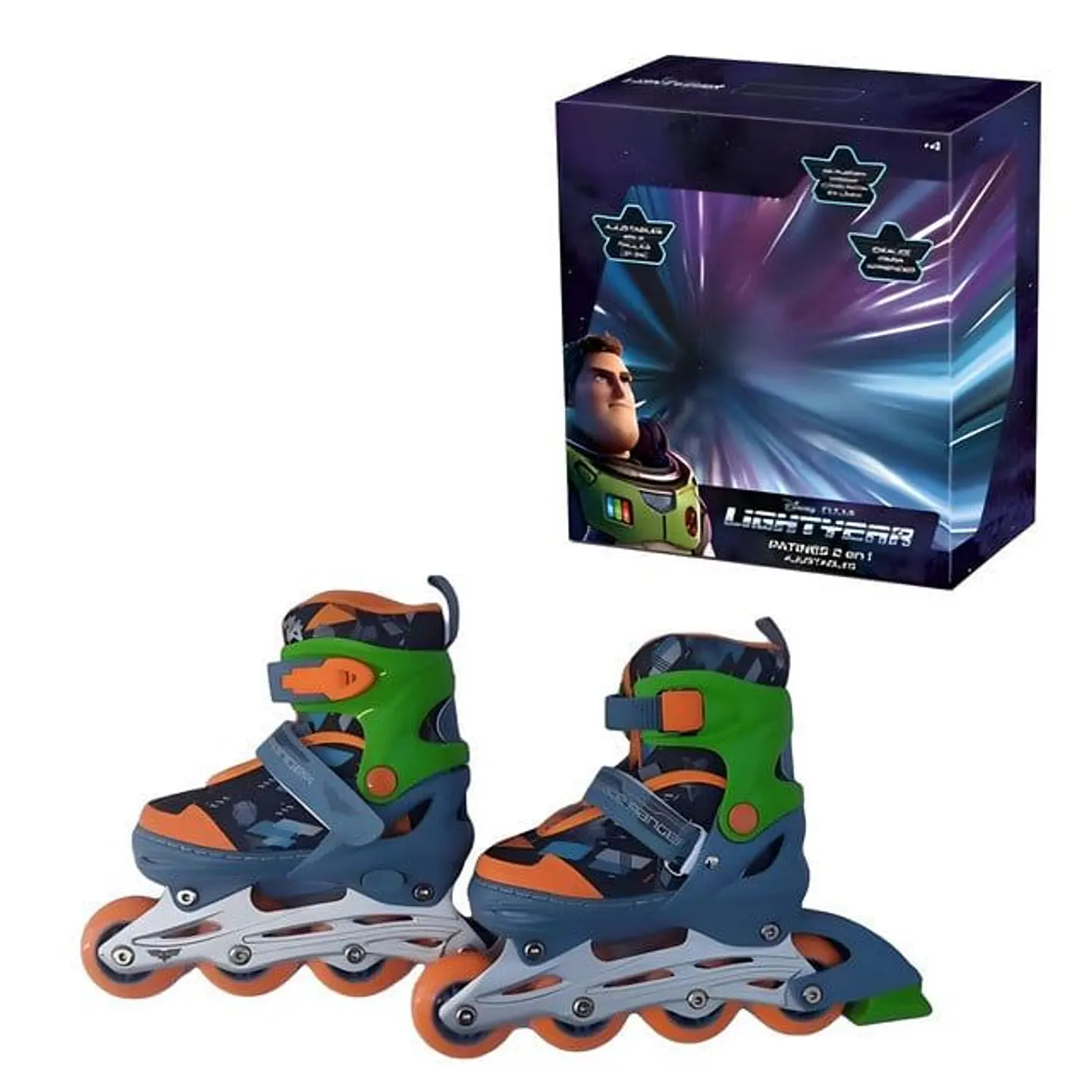 PATINES 4 RUEDAS LINEAL LIGHTYEAR TALLA S 31-34 1