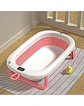 Bañera Plegable de Bebe con Termometro y Cojin Rosa - Miniatura 3