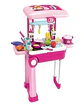 MALETA DE COCINA CON RUEDAS INFANTIL NIÑA - Miniatura 1