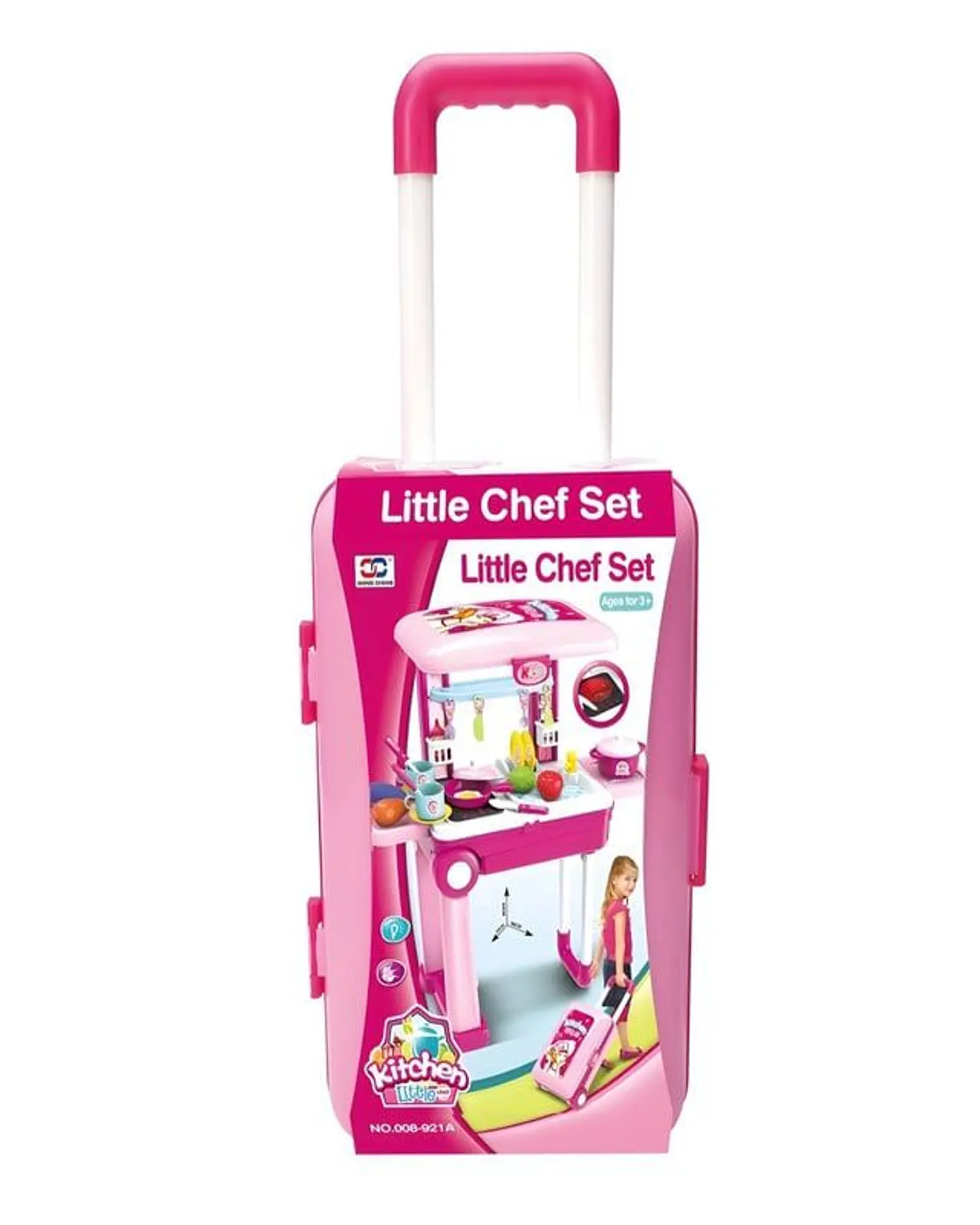 MALETA DE COCINA CON RUEDAS INFANTIL NIÑA 2