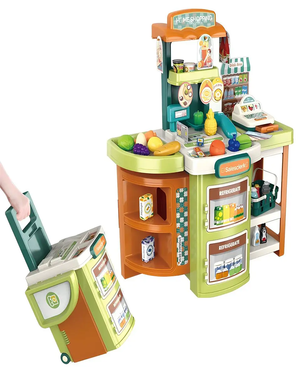 JUGUETE MALETA SUPERMERCADO 2 EN 1 INFANTIL 1