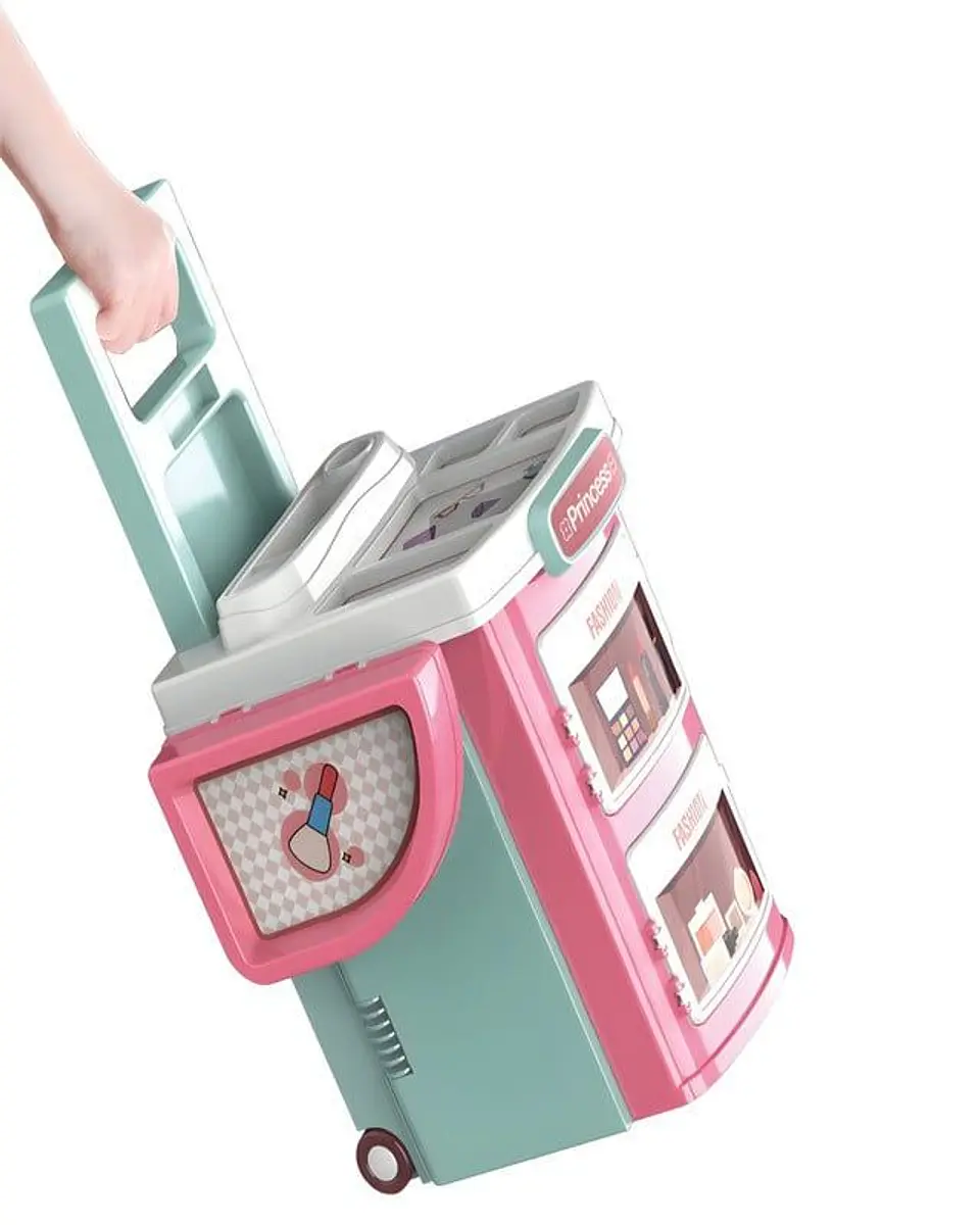 JUGUETE MALETA DE BELLEZA 2 EN 1 CON ACCESORIOS NIÑA 2