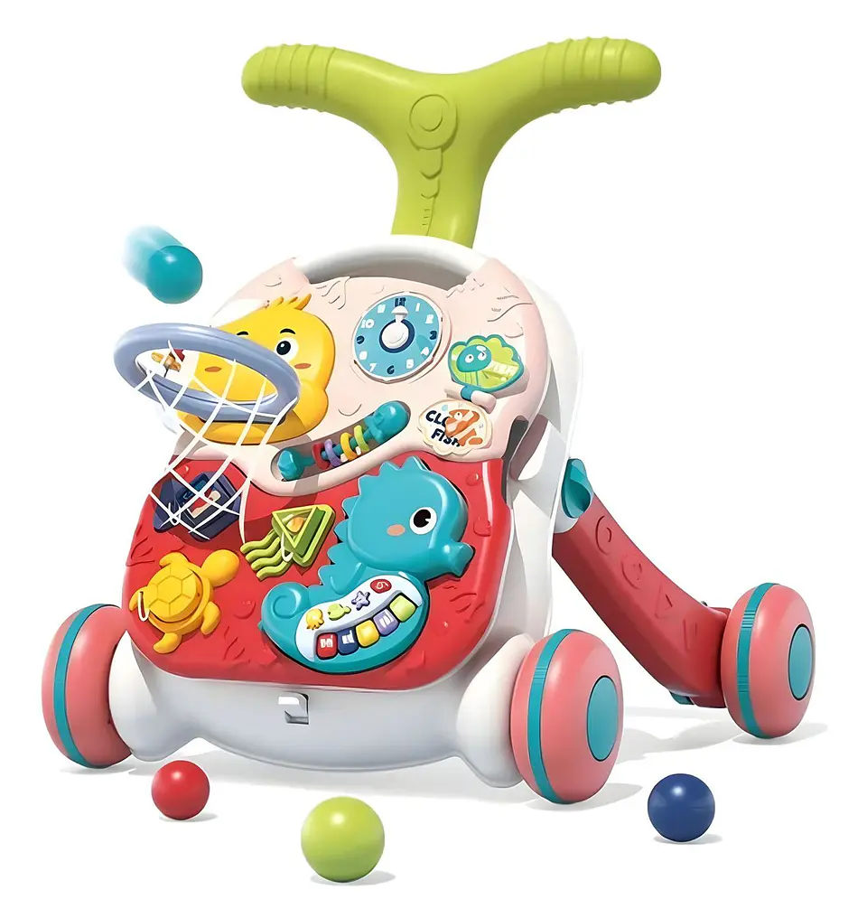 Caminadora Correpasillo mas Mesa Didáctica bebe 2en 1 1