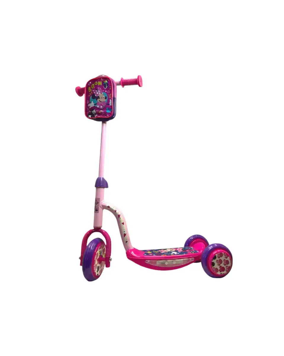 Scooter Monopatín Infantil 3 Ruedas Con Bolso 6