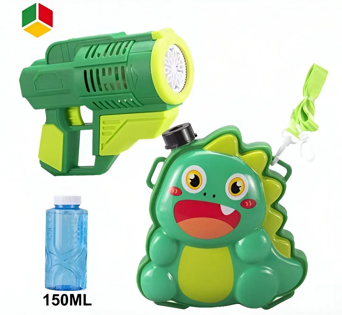 Juguete lanza Burbujas Con Mochila Diseño Dinosaurio 3