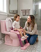 Escalera Baño Niña Reductor Inodoro Corona Rosado - Miniatura 5