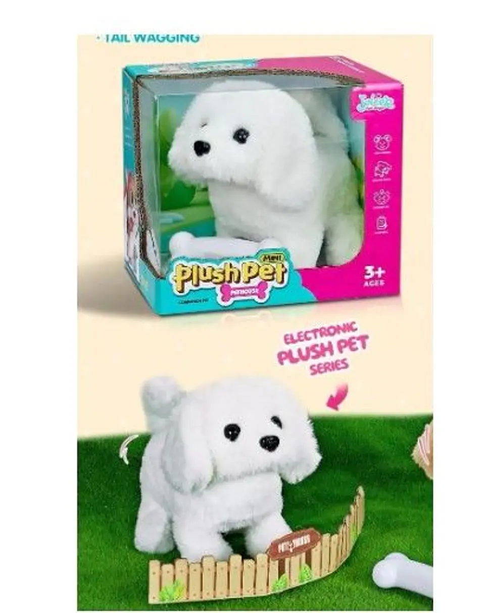 PERRITO BLANCO CON SONIDO 3