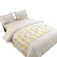 PIECERA DE CAMA BORDADA DECORATIVA 60X200 CM - Miniatura 3