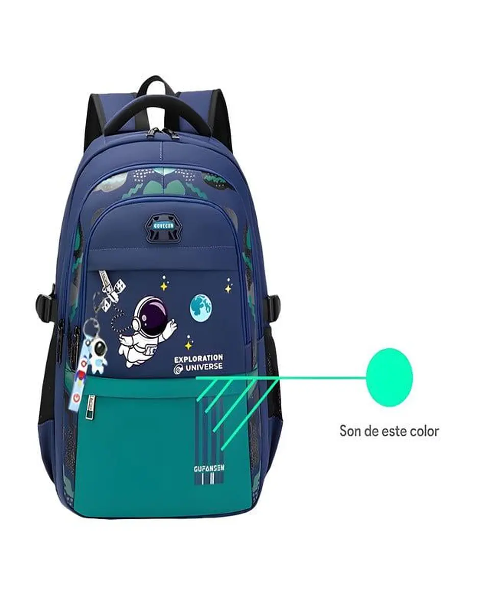 Mochila Escolar De Espalda Para Niños Hombre Morral Notebook 4