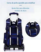 Mochila Escolar con Ruedas para Niños Bolso AZUL CON AMARILLO - Miniatura 5