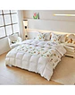 JUEGO DE PIECERA DE CAMA CON 2 FUNDAS MODELO BORDAD T03 - Miniatura 3