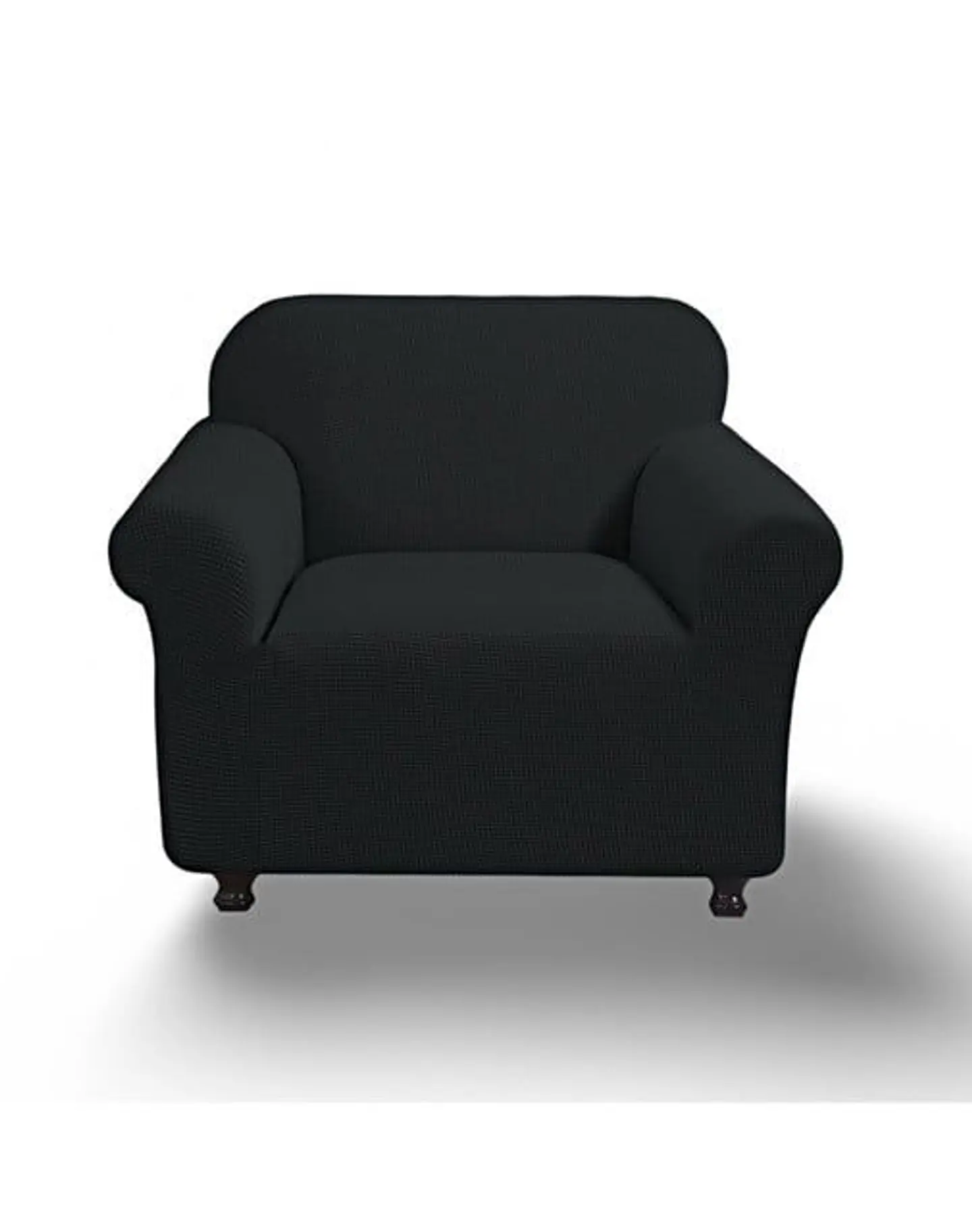 FUNDA PARA SOFA CUADRILLE DE 1 CUERPO NEGRO 1