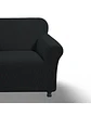 FUNDA PARA SOFA CUADRILLE DE 1 CUERPO NEGRO - Miniatura 2