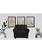FUNDA PARA SOFA CUADRILLE DE 1 CUERPO NEGRO - Miniatura 3