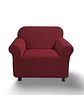 FUNDA PARA SOFA CUADRILLE DE 1 CUERPO BURDEO - Miniatura 1