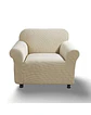 FUNDA PARA SOFA CUADRILLE DE 1 CUERPO BEIGE - Miniatura 1