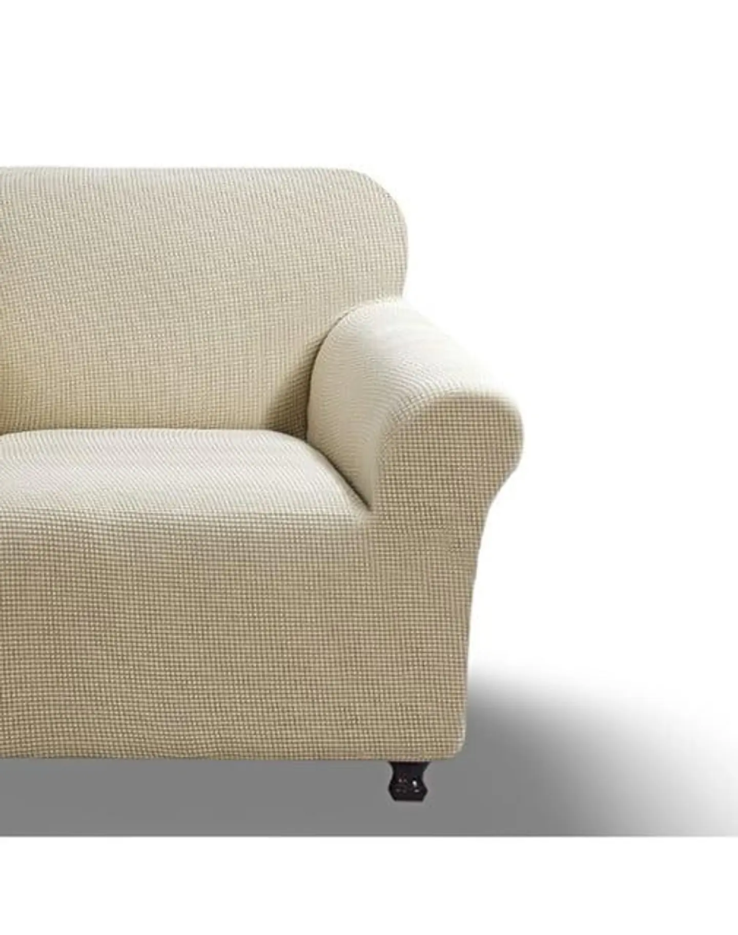 FUNDA PARA SOFA CUADRILLE DE 1 CUERPO BEIGE 2