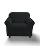 FUNDA PARA SOFA CUADRILLE DE 2 CUERPO NEGRO - Miniatura 1