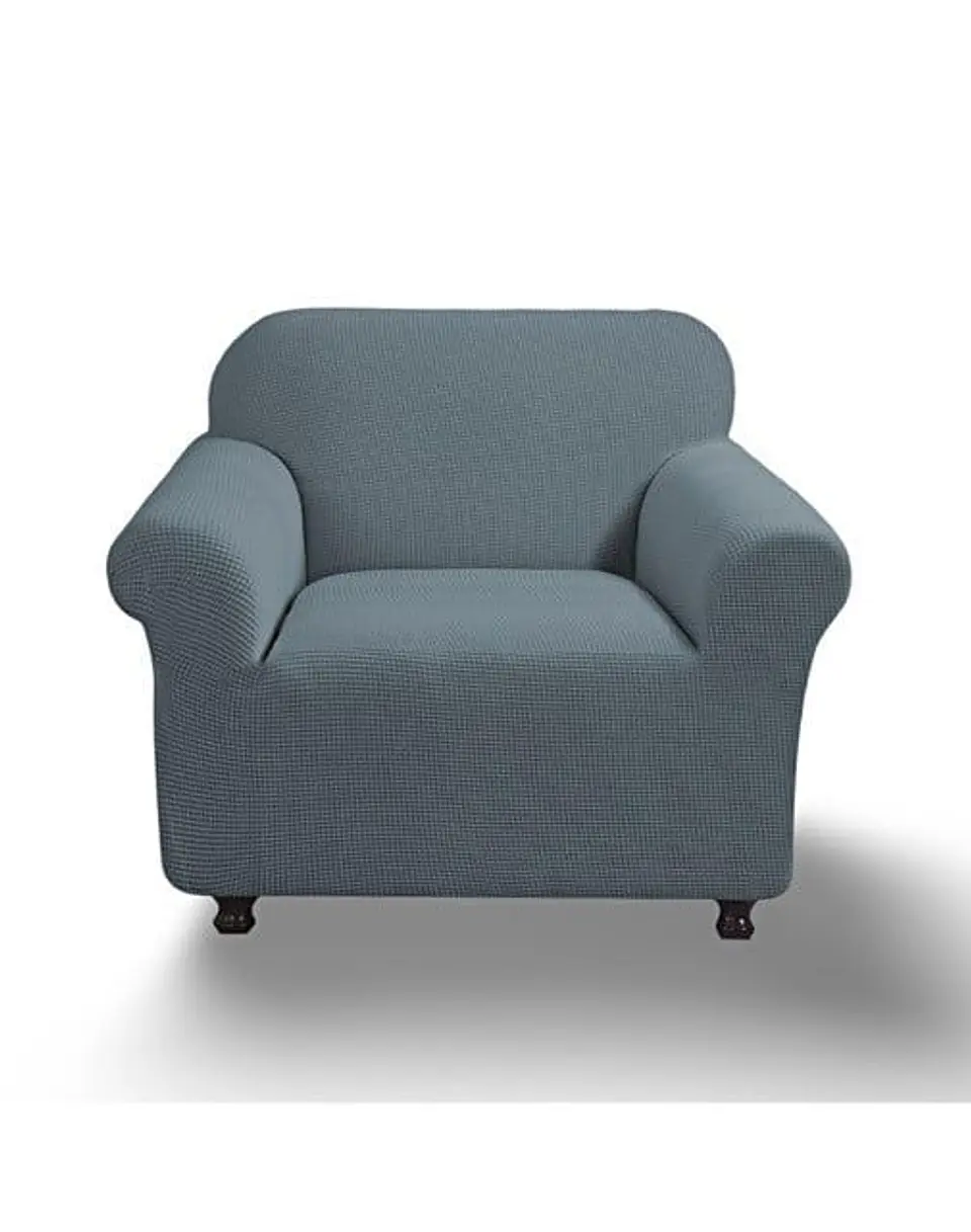 FUNDA PARA SOFA CUADRILLE DE 2 CUERPO GRIS 1
