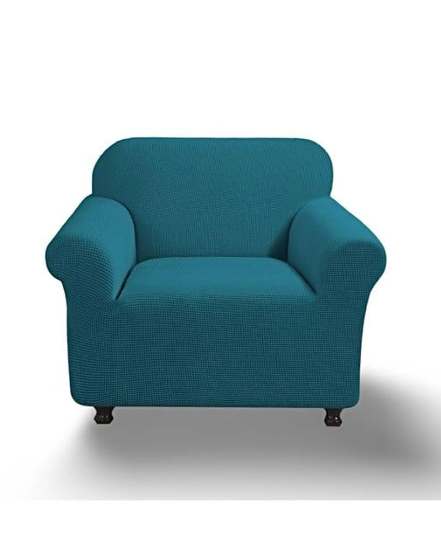 FUNDA PARA SOFA CUADRILLE DE 2 CUERPO AZUL PETROLEO 1